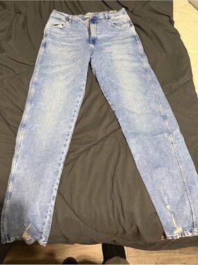 Wrangler Light Blue Slim Straight Jeans 32x34